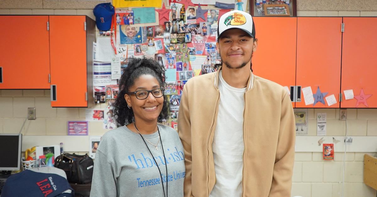 Damarco Sellers with Ariel Holmes